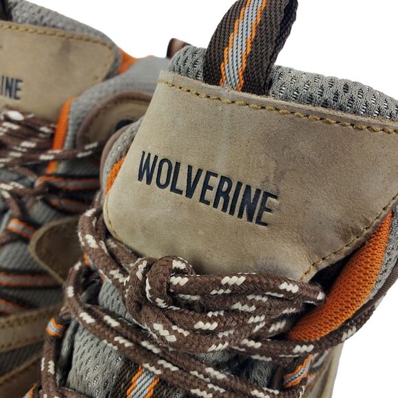 WOLVERINE Boots DURANT Men 13 Brown Leather STEEL-TOE Waterproof Workwear W02625 main image 13